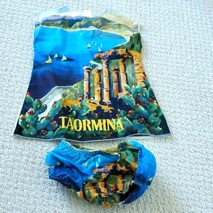 Dolce gabbana baby dress 9-12 set excellent